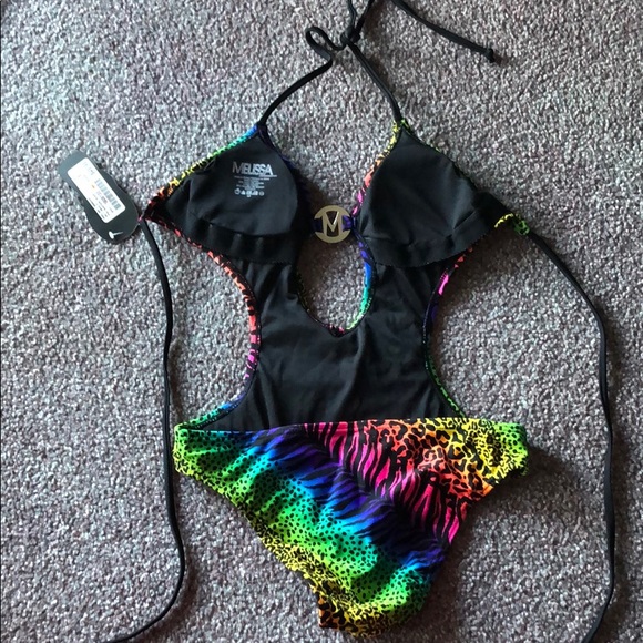 Melissa One-Piece Safari Bathing Suit - Picture 3 of 6